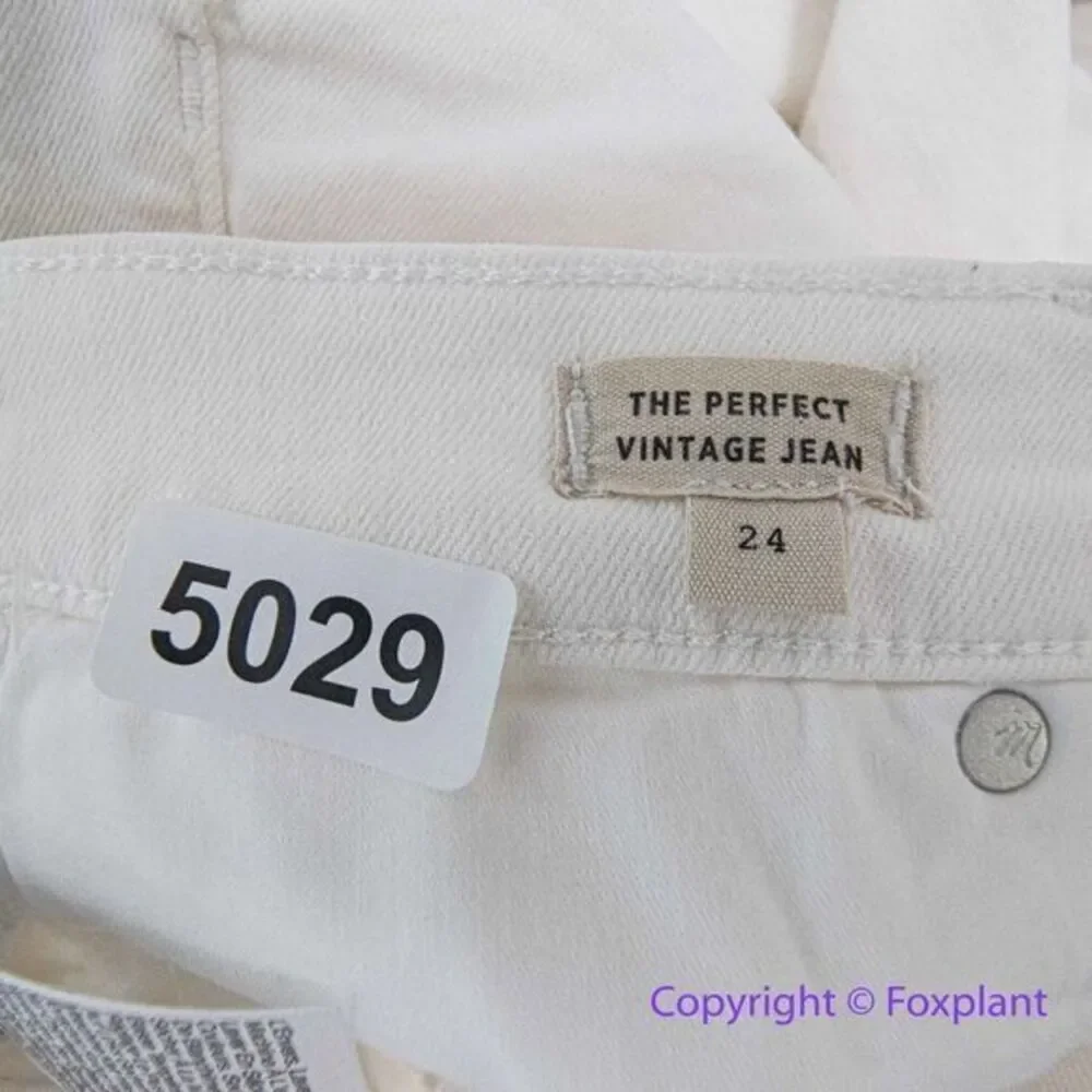 NEW Madewell The High-Rise Perfect Vintage Jean in Tile‎ White, 24